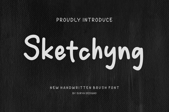 Sketchyng - Handwritten Font