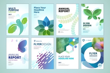 Beauty and natural products brochure collection