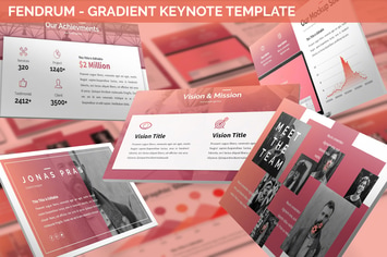 Fendrum - Gradient Keynote Template