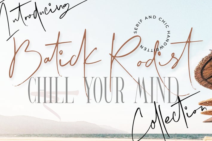 Batick Rodist | Font Duo