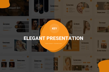 Elegant Girl - Keynote Template