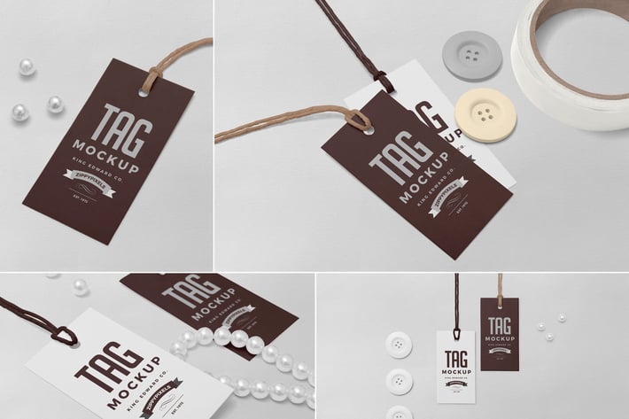 Swing Tag Mockups