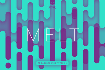 Melt | Abstract Rounded Backgrounds | Vol. 06
