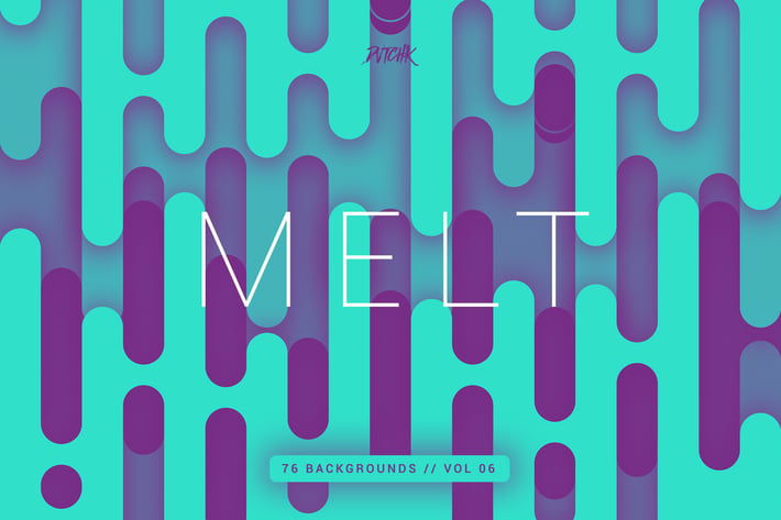 Melt | Abstract Rounded Backgrounds | Vol. 06