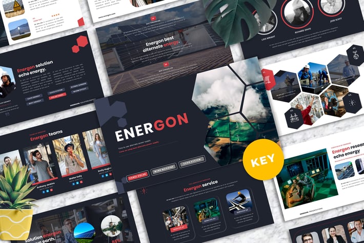 Energon - Alternate Power Supply Keynote Template