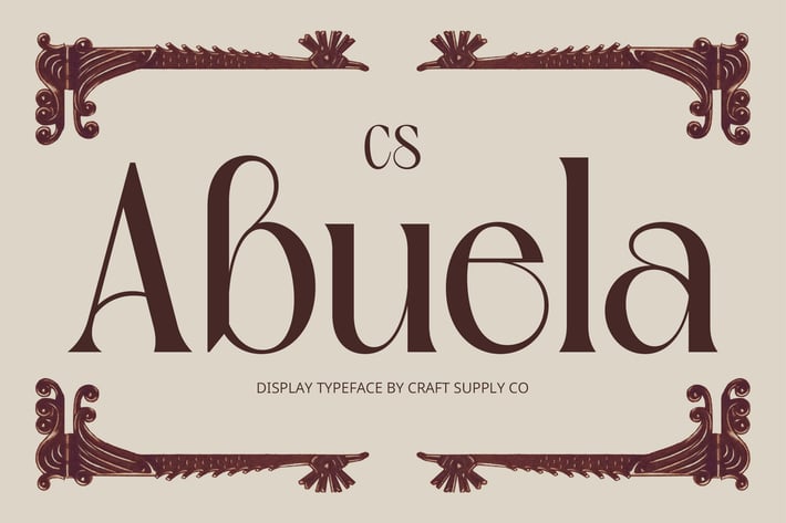 Abuela – Art Nouveau Font