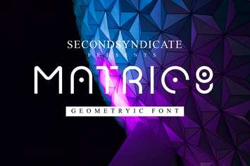 Matric8 - Geometric Font