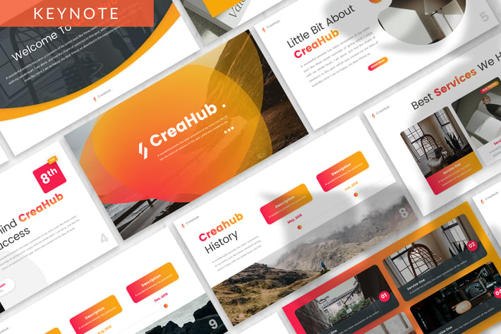 CreaHub - Business Keynote Template