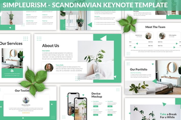 Simpleurism - Scandinavian Keynote Template