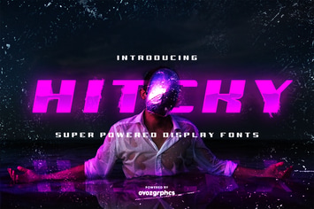 HITCKY SUPER POWERED DISPLAY FONT