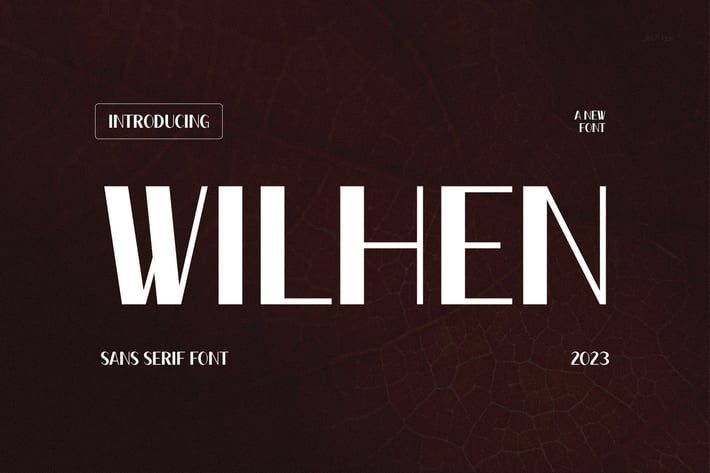 Wilhen - Modern Sans Serif
