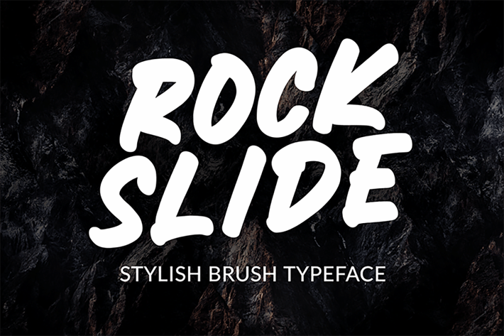 Rockslide - Motion Font