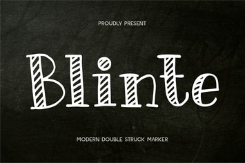 Blinte - Doublestruck Serif