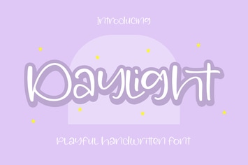 Daylight Playful Handwritten Font