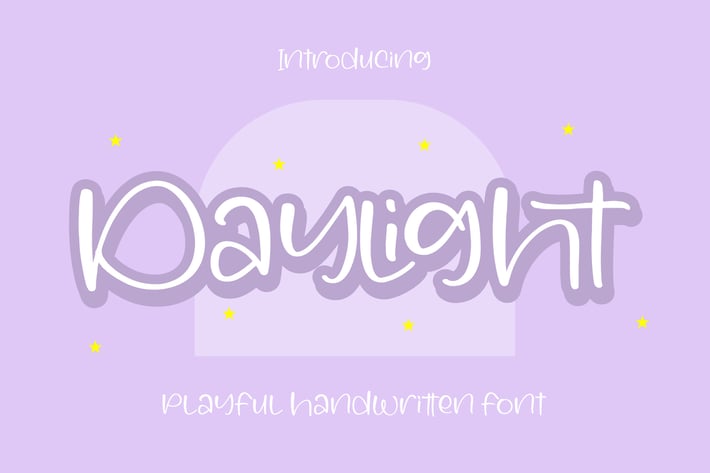Daylight Playful Handwritten Font