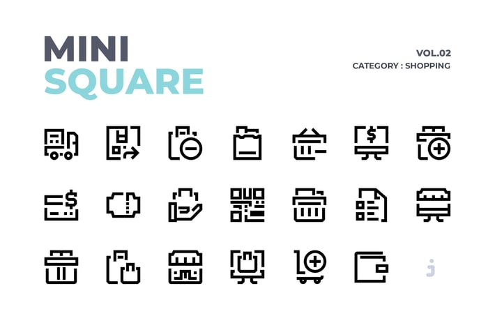 Mini square - 60  Shopping Icons