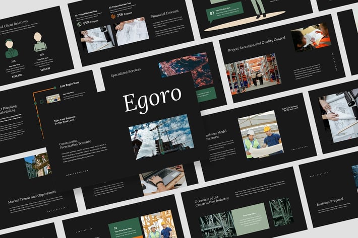 Egoro : Construction Keynote Templates