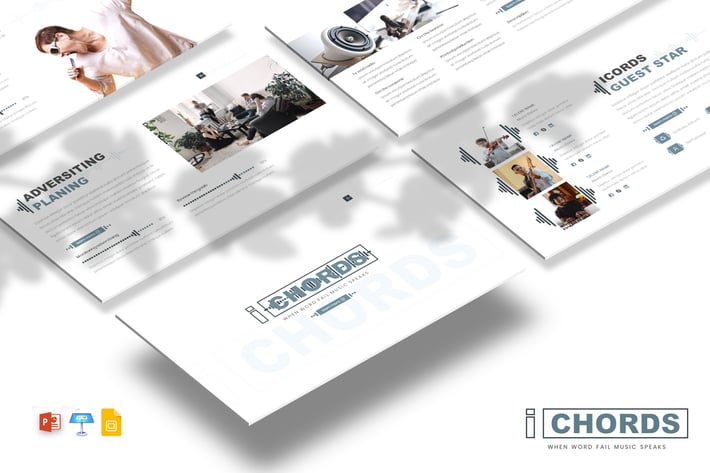 Ichords - Music Presentation PPTX / GSlides / Key