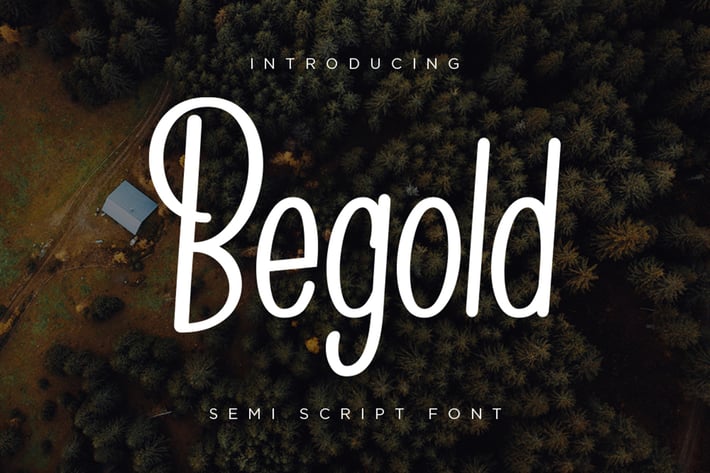 Begold - Semi Script Font