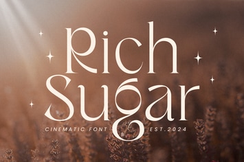 Rich Sugar - Cinematic Font