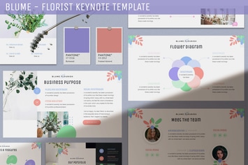 Blume - Florist Keynote Template
