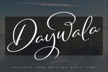 Daywala | Handwritting Script Font