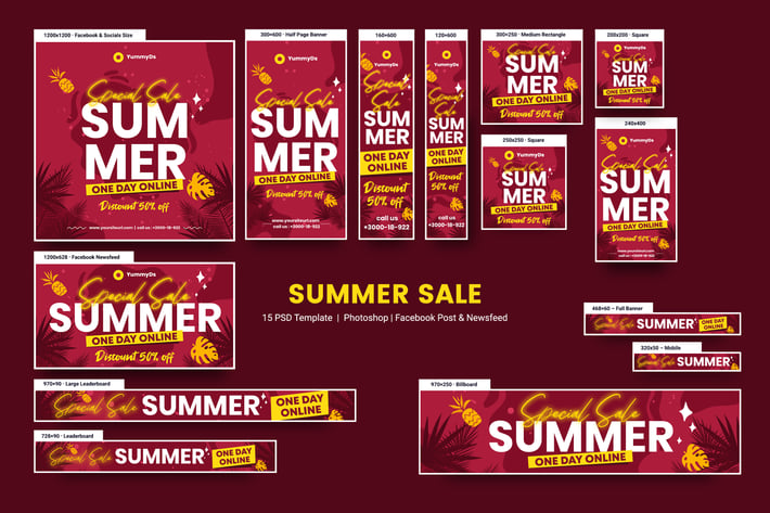 Summer Sale Banners Ad