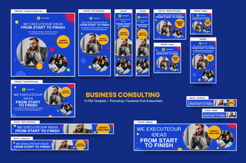 Business Consulting Banners Ad