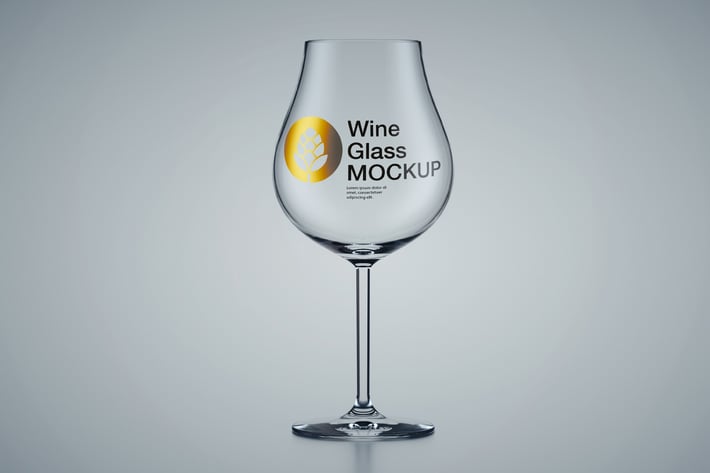 Wine Glass Mockup