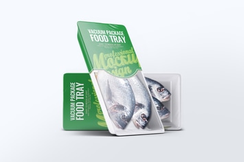 Plastic Food Tray Mock-Up