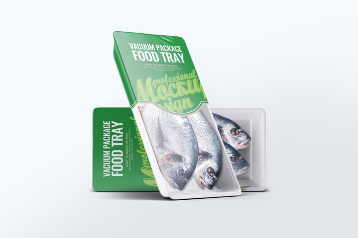 Plastic Food Tray Mock-Up