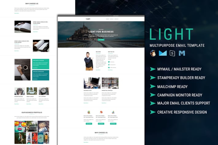 LIGHT - Multipurpose Responsive Email Template