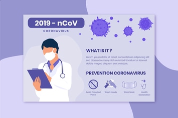 Coronavirus Infographic Concept