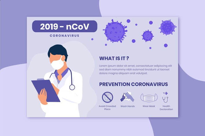 Coronavirus Infographic Concept