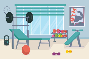 Gym - Illustration Background