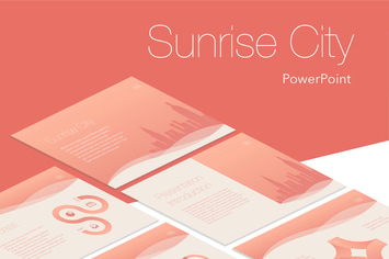 Sunrise City PowerPoint Template
