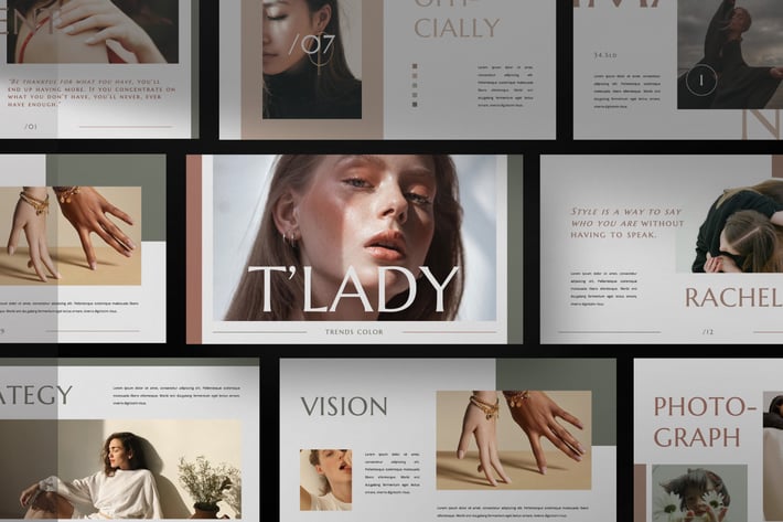 T'Lady Brand Keynote Presentation Template