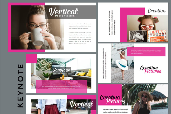 Vertical - Creative Keynote Template