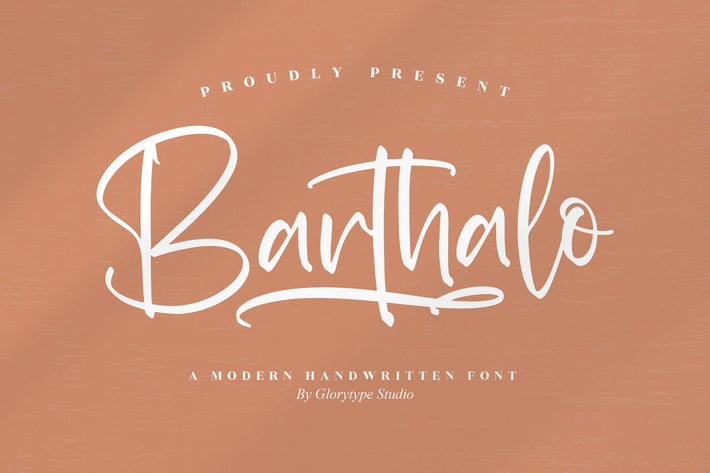 Barthalo Modern Handwritten Font