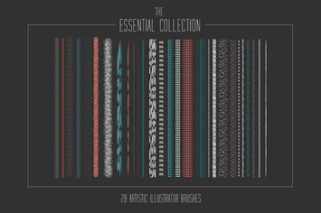 Essential Artistic Illustrator Brush Collection