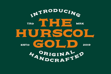 Hurscol Vintage Typeface
