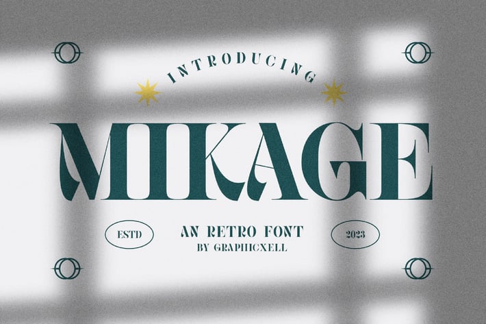 Mikage Elegant Serif Font Typeface
