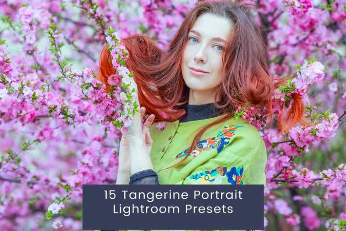 15 Tangerine Portrait Lightroom Presets
