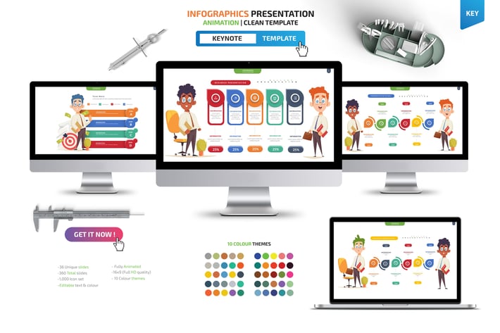 Infographic Keynote Presentation Templates