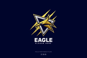 Eagle Head Sports and E-sports Style Logo