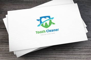 Tooth Cleaner Logo Template