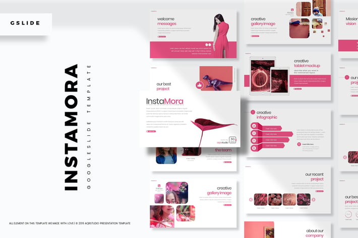 Instamora - Google Slide Template