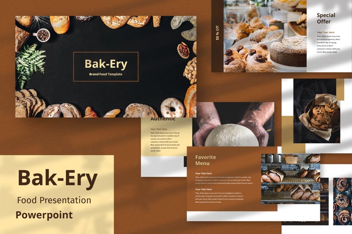Bakery - Presentation  Template Powerpoint