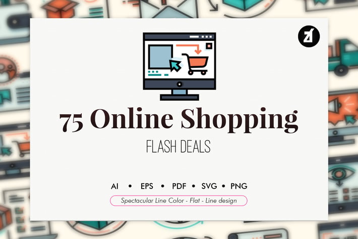 75 Online shopping elements