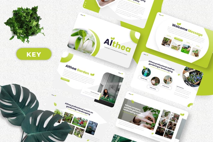 Althea - Gardening Keynote Templates